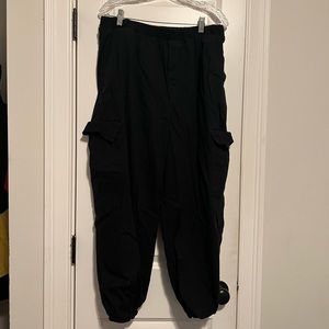 Black cargo pants